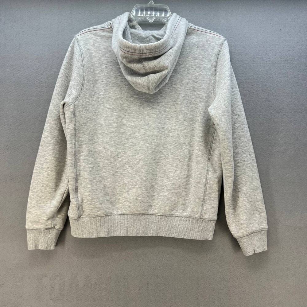 Tommy Hilfiger Denim Sweatshirt Women's Size S Gray Red and Blue Hoodie Preppy - Picture 7 of 13